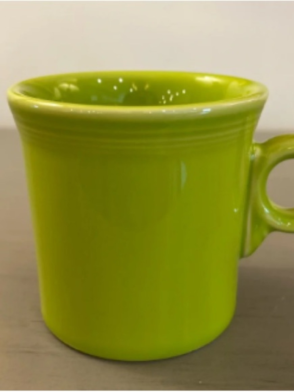 Glossy Lime Green Ceramic Coffee Mug - Home Dining